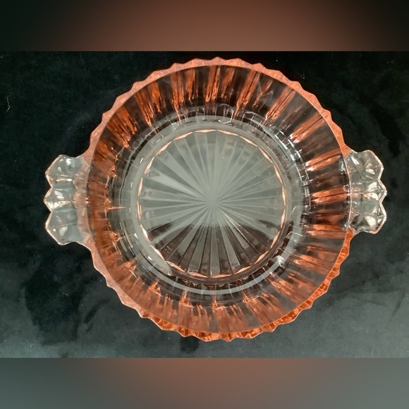 Pink Depression Glass Candy Dish - Picture 7 of 7